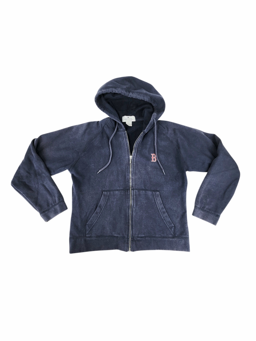 Antigua Boston Red Sox Women’s Small XS Full Zip Hoodie Faded Navy MLB Baseball - Picture 11 of 13